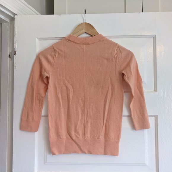 *3 for $45* Peach Merino Crewneck - Picture 2 of 3